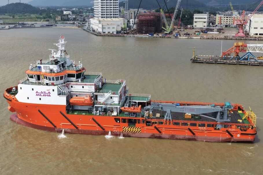 80m MPSV Delivered to Qatari Shipowner! THRUSTLEADER Supplies Propulsion System for "HALUL 54" 80m MPSV Delivered to Qatari Shipowner! THRUSTLEADER Supplies Propulsion System for "HALUL 54"